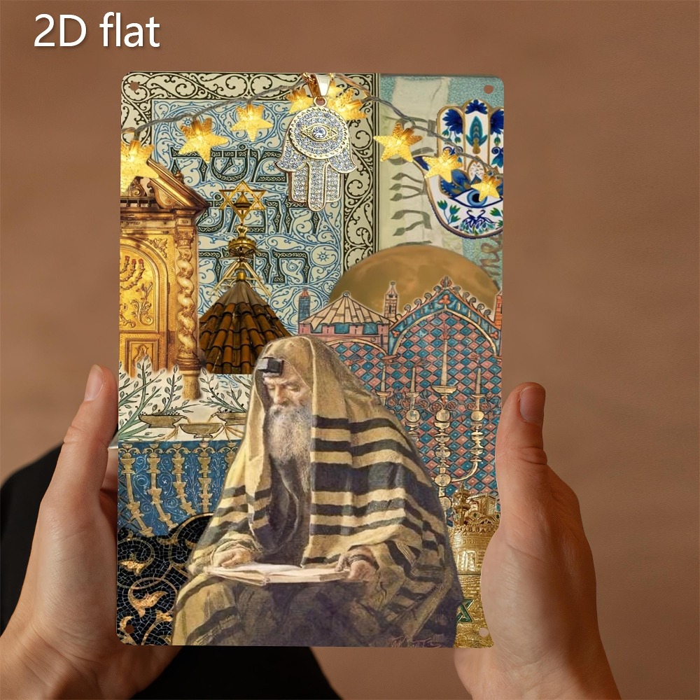 Home & Bathroom Building Products Pte Ltd Photos - CIFBUY Vintage Jewish Elder Reading Aluminum