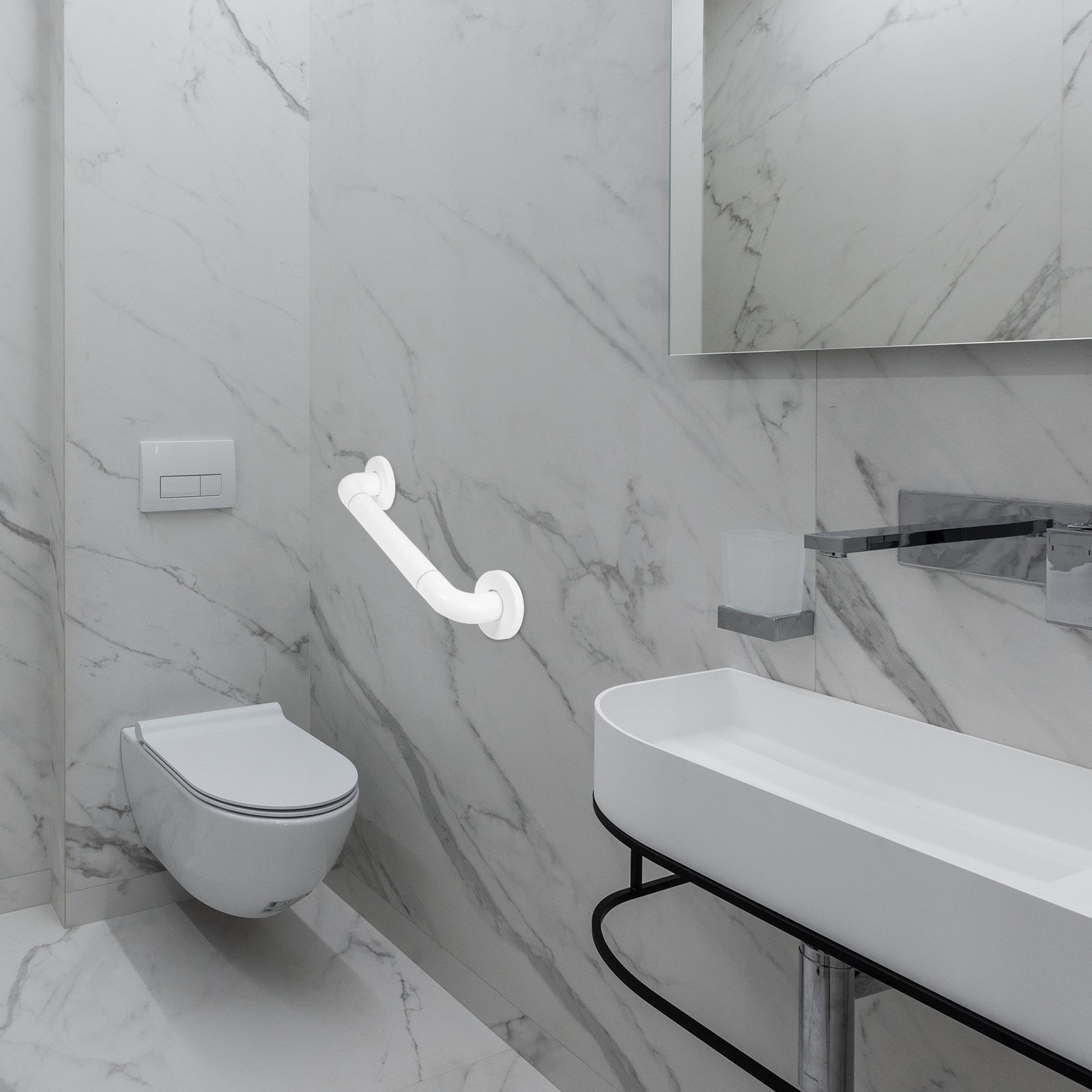Home Bathroom Grab Bar - Safety Grab Bar Non-Slip Thickened Stainless