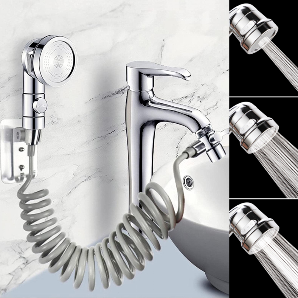Basin Mixer Tap - Faucet External Shower Head Bathroom Kitchen