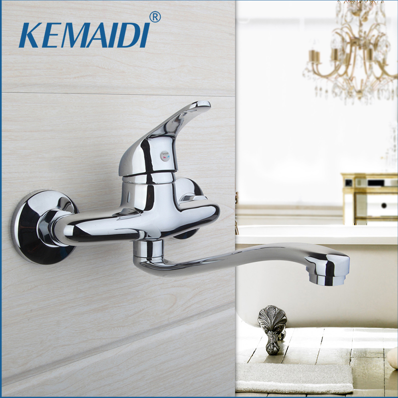 Basin Mixer Tap - KEMAIDI Bathtub Basin Faucet Hot&Cold Water