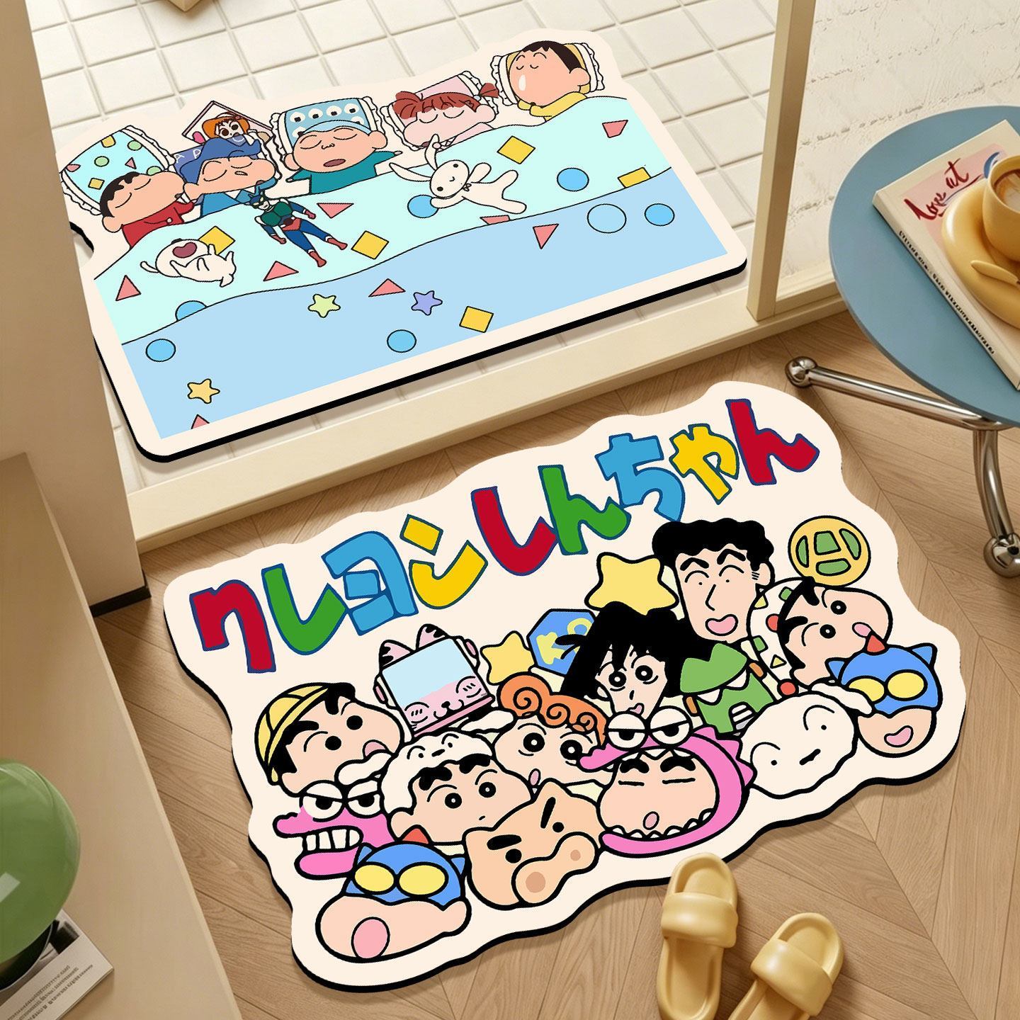 Crayon Shin‑chan Irregular Bat - Home Goods Bathroom Mats 评论和价格