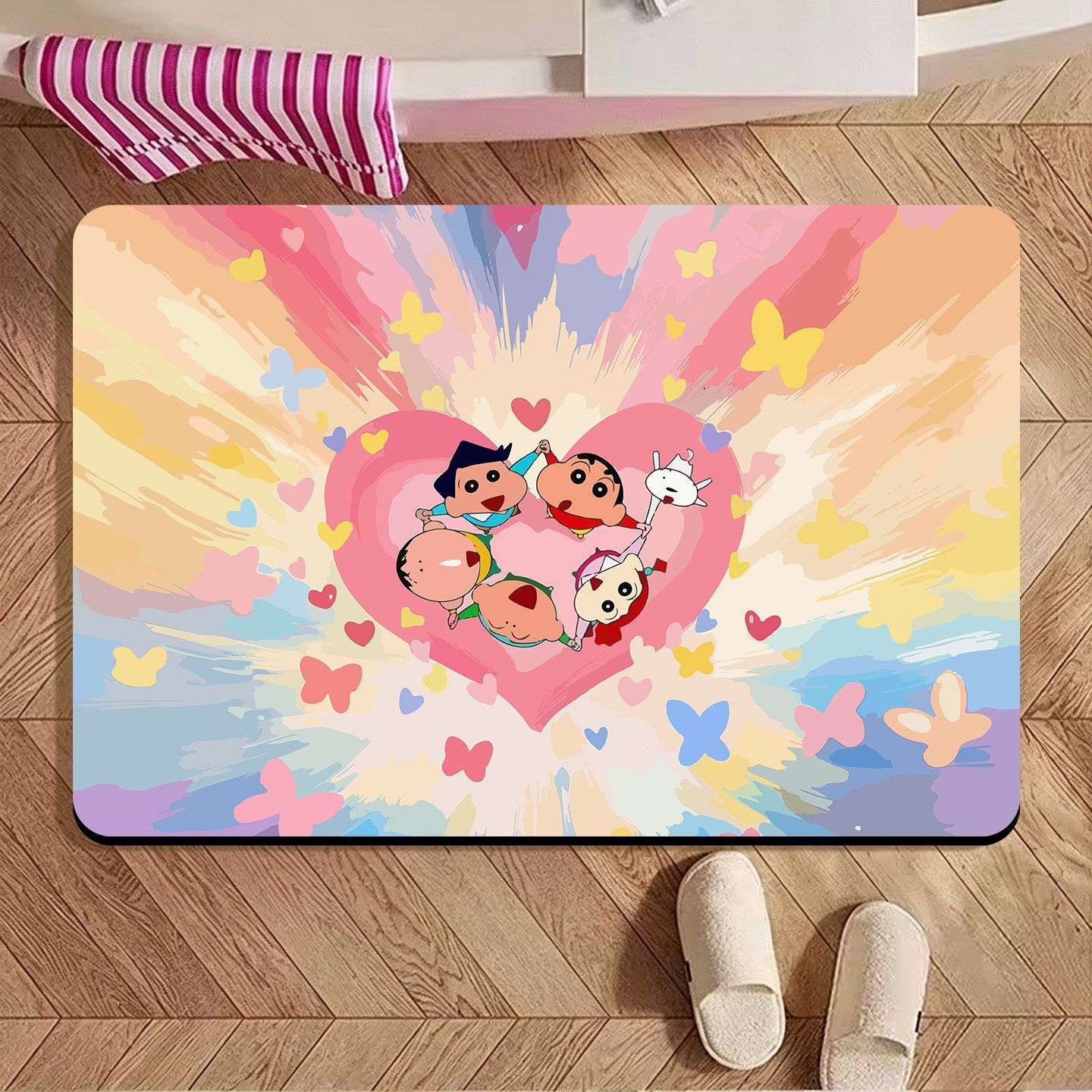 Crayon Shin‑chan Irregular Bat - Home Goods Bathroom Mats 评论和价格