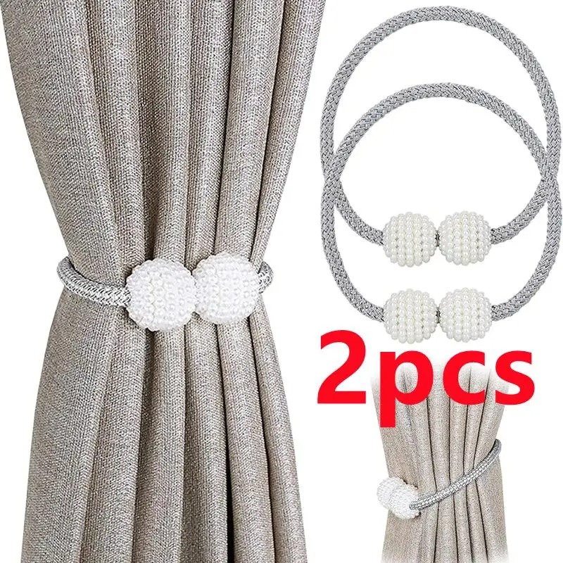 1/2PCS Pearl Magnetic Curtain  - Home Bathroom Supplies 评论和价格