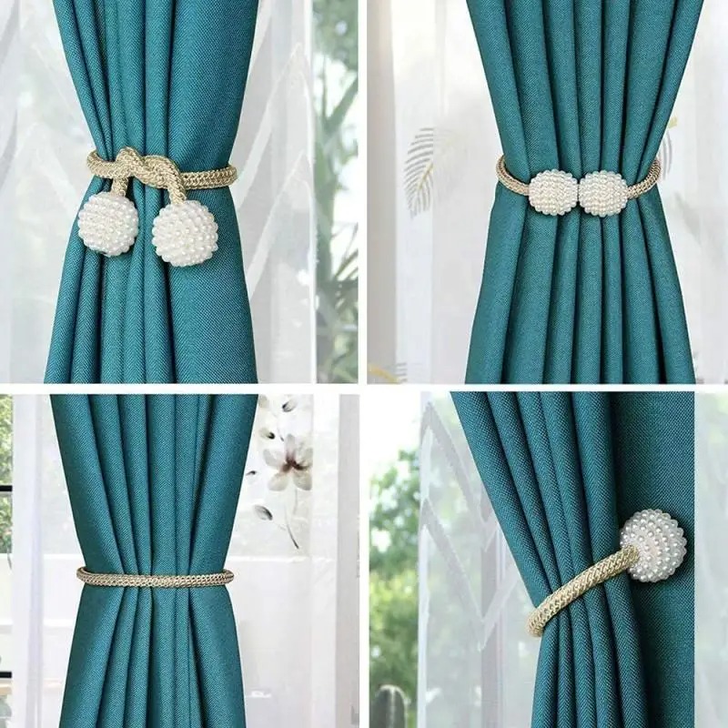 1/2PCS Pearl Magnetic Curtain  - Home Bathroom Supplies 评论和价格