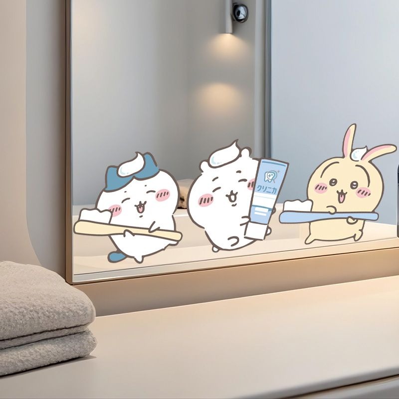 Hot Chiikawa Mirror Stickers S - Home Bathroom Supplies 评论和价格