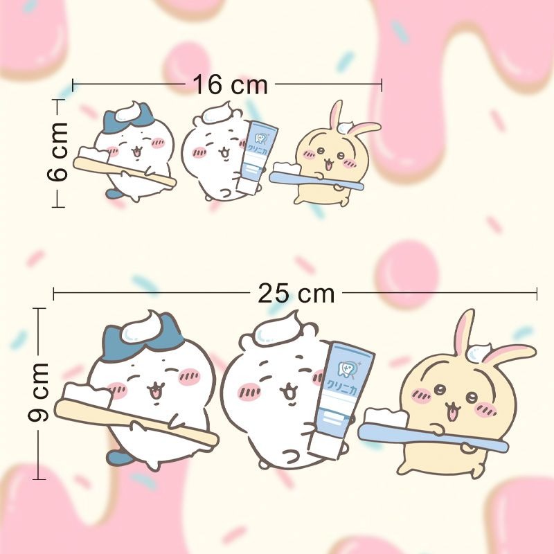 Hot Chiikawa Mirror Stickers S - Home Bathroom Supplies 评论和价格