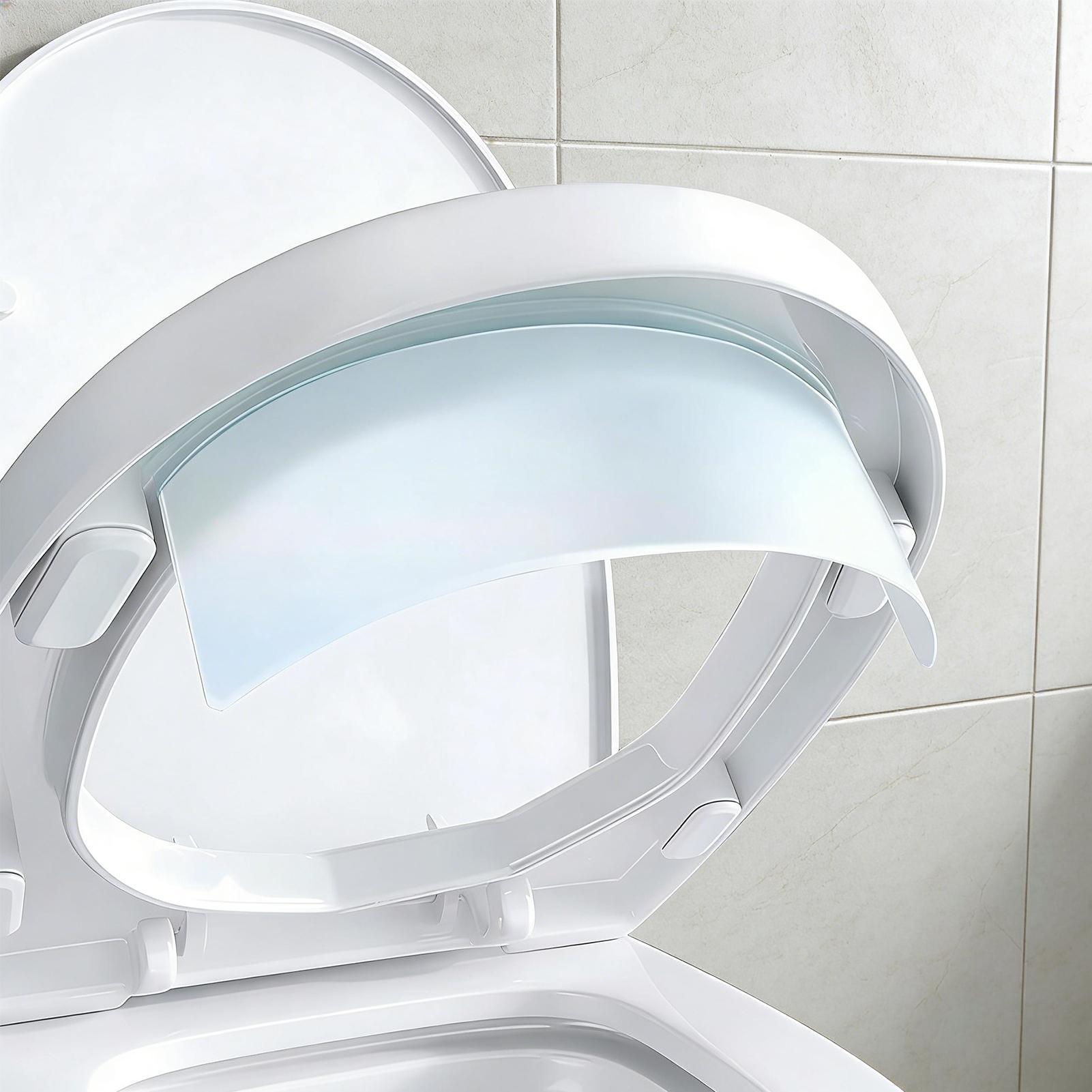 Splash Guard For Toilet High-D - Home Bathroom With Two Toilets 评论和价格