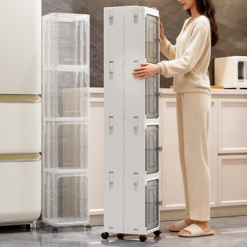 5‑Tier Slim Fold‑Up Storage Ca - Home Goods Bathroom Cabinets 评论和价格
