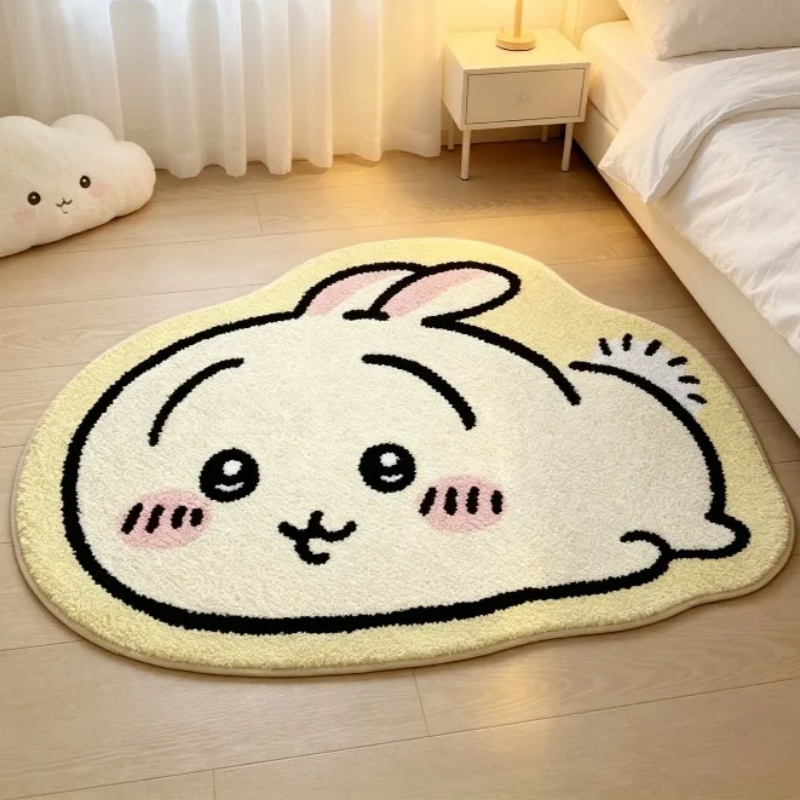 -Chiikawa Cartoon Rug Anime Ha - Home Bathroom Supplies 评论和价格