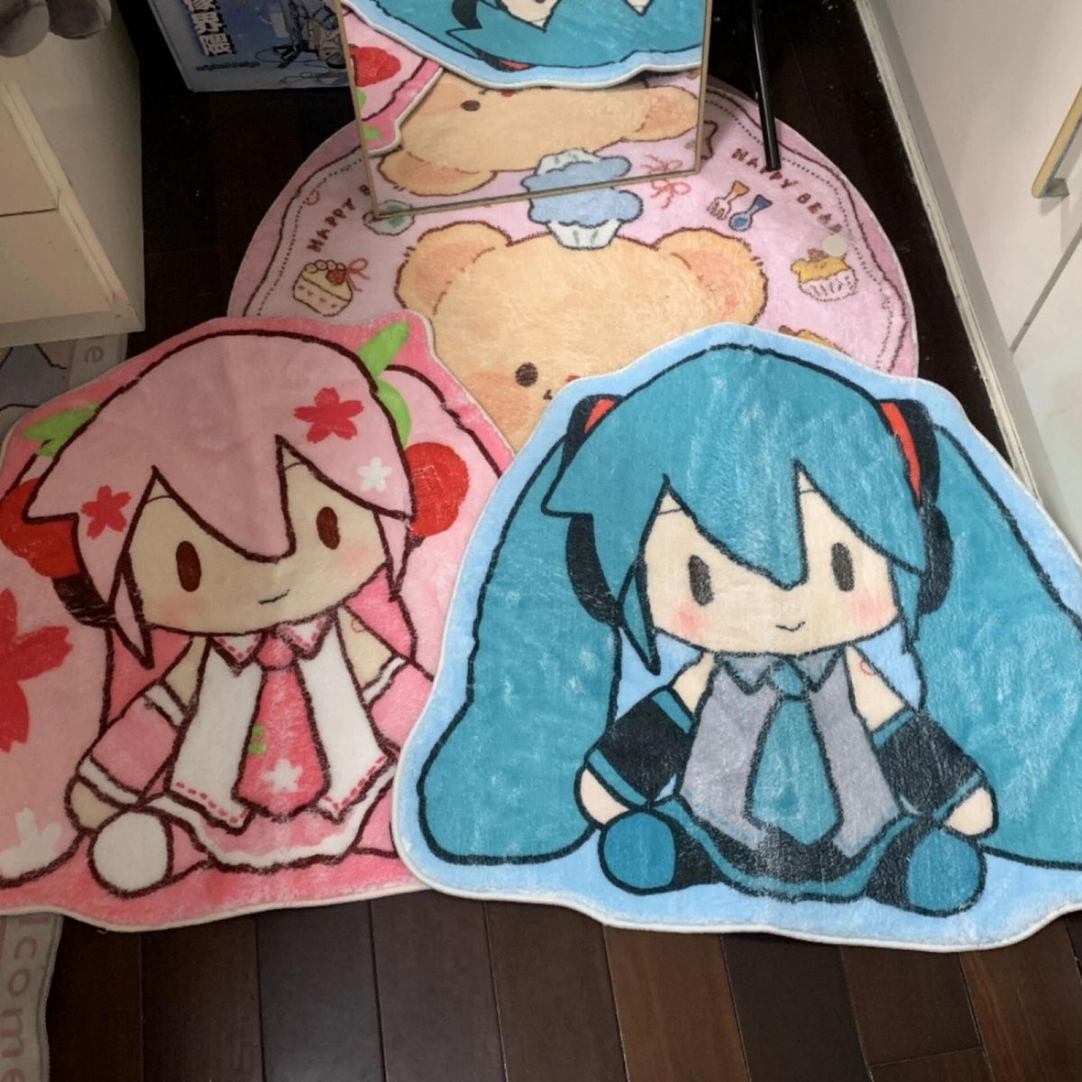 Kawaii Hatsune Miku Rug Anime  - Home Goods Bathroom Mats 评论和价格