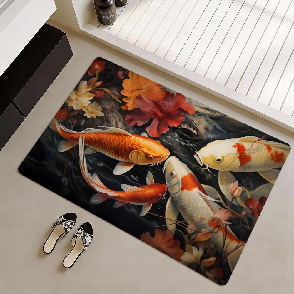 Koi fish that bring you good l - Home Goods Bathroom Mats 评论和价格