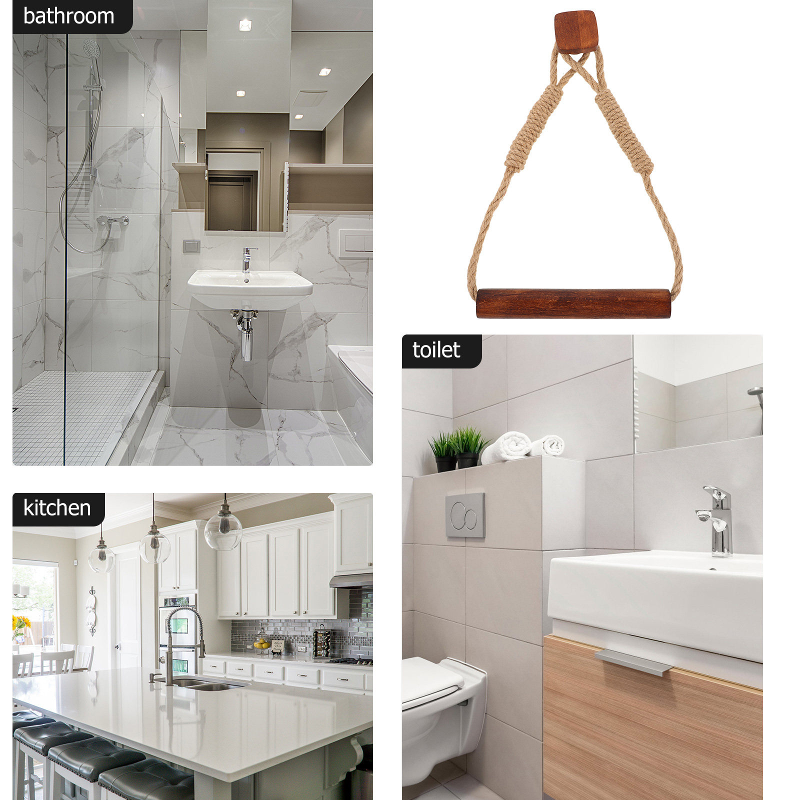 Wall Toilet Paper Holder Bathr - Home Bathroom Paper Towel Dispenser 评论和价格