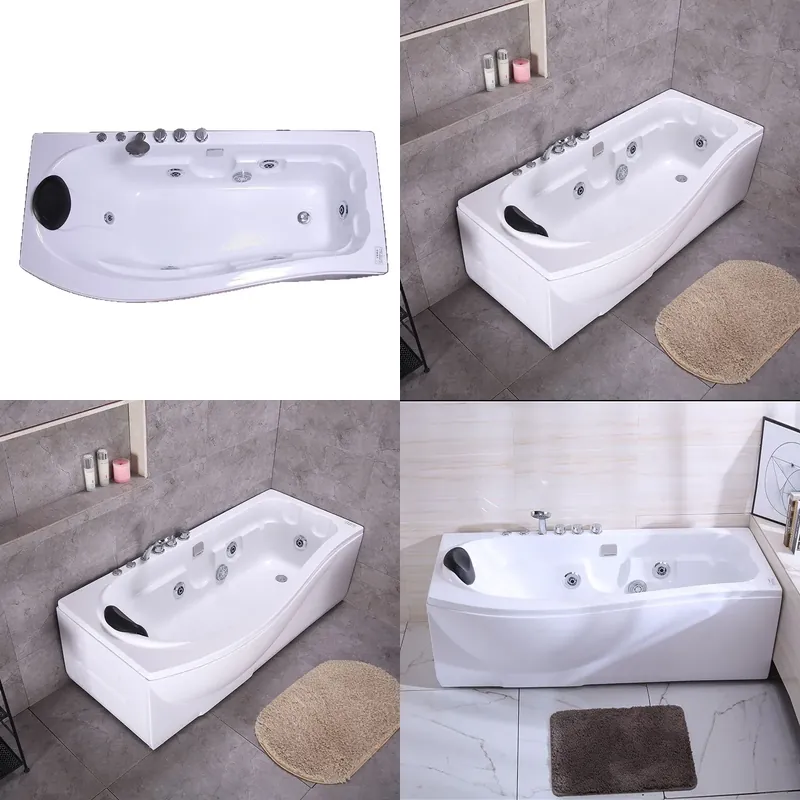 Compact Acrylic Freestanding B - Jet Home Bathroom 评论和价格