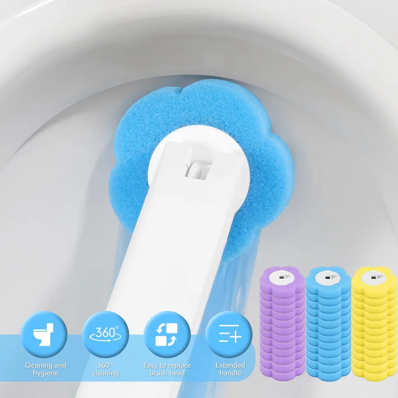12/18Pcs Toilet Brush With Dis - Home Bathroom Upgrades 评论和价格