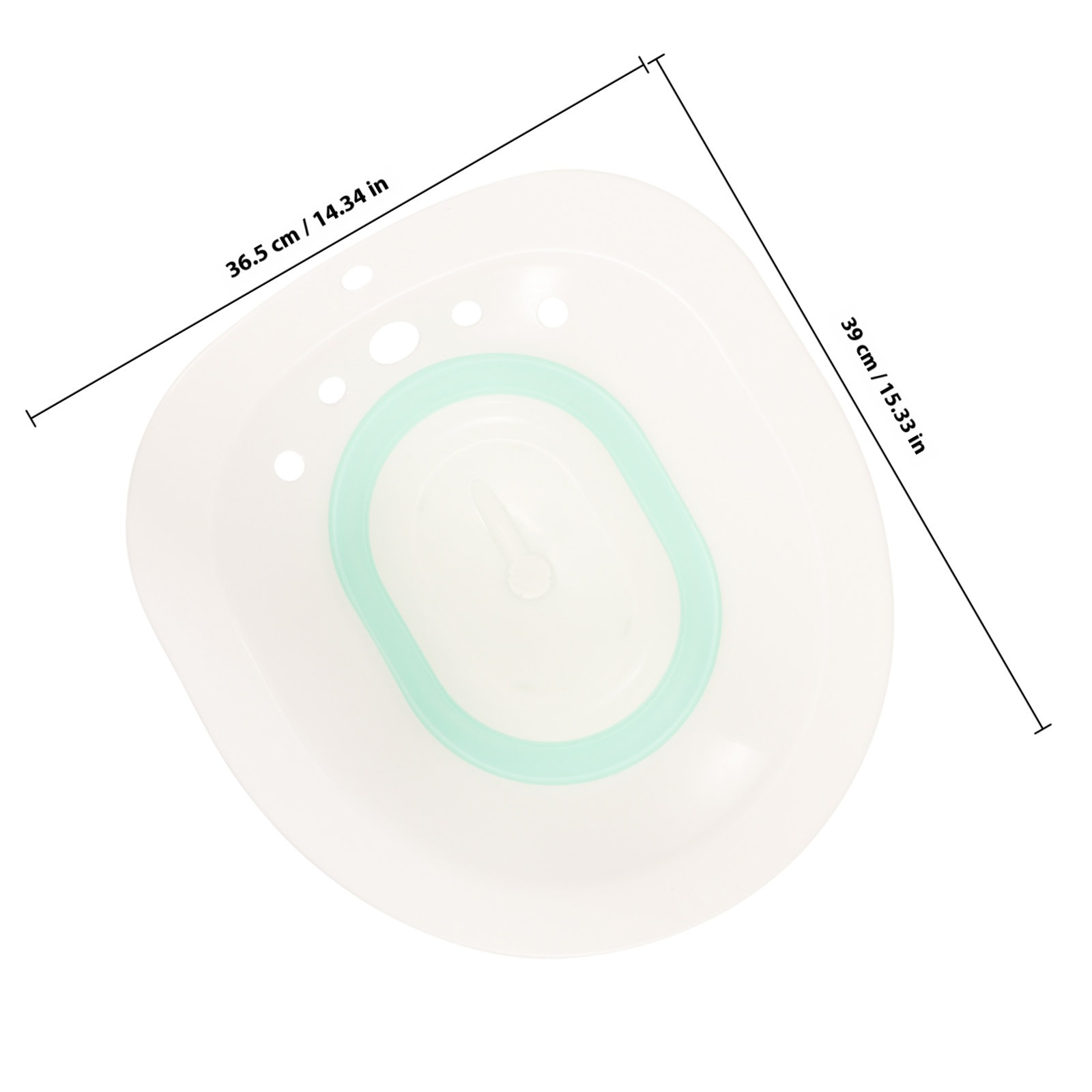 Sitz Bath Basin Foldable White - Home Bathroom Cleaning 评论和价格