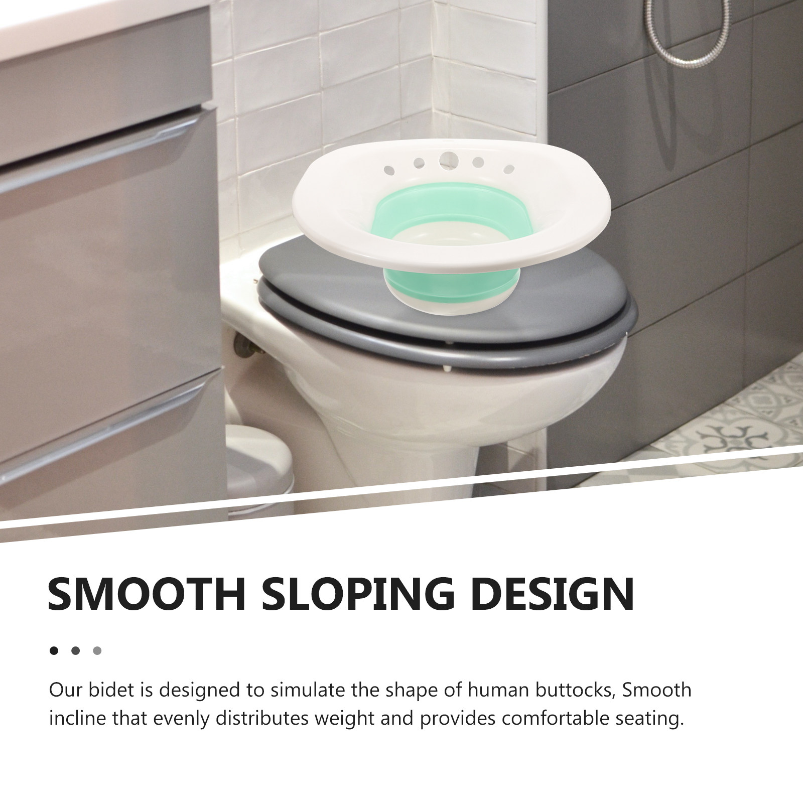 Sitz Bath Basin Foldable White - Home Bathroom Cleaning 评论和价格