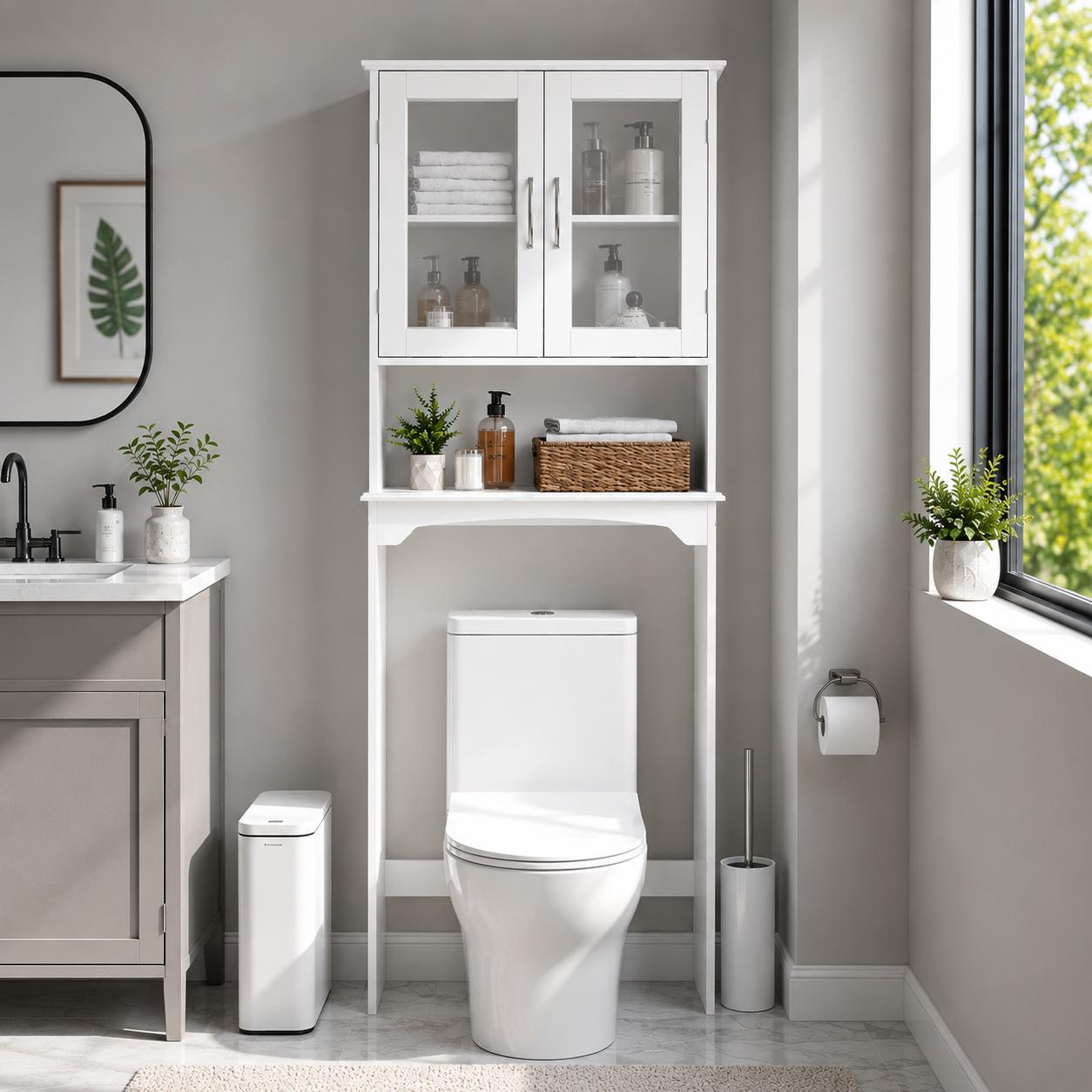 Modern Over The Toilet Storage - Home Essentials Bathroom Cabinet 评论和价格