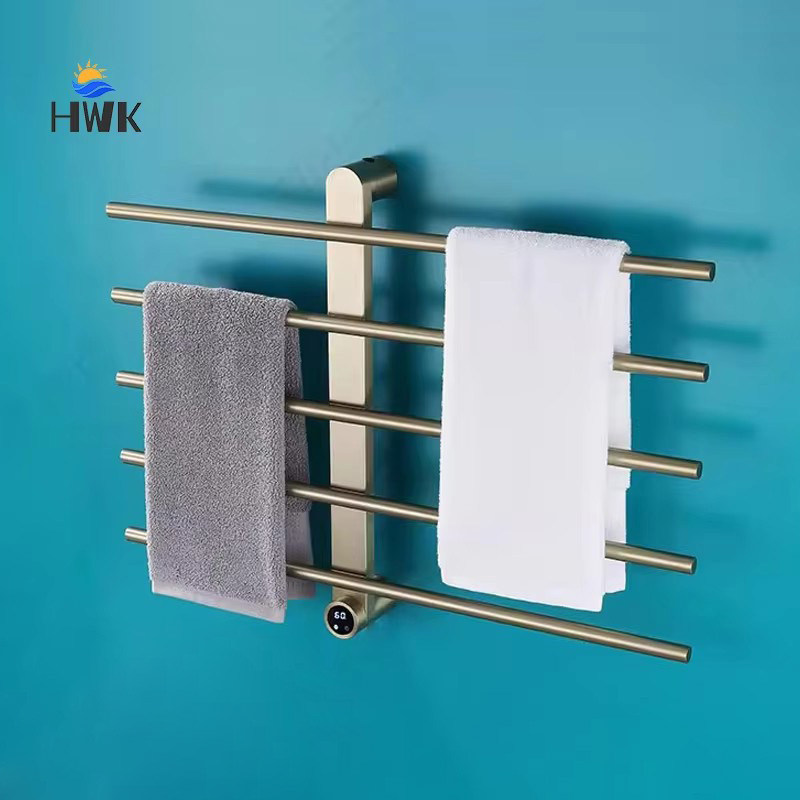 Bathroom Equipment Brushed Gol - Towel Warmer Electric 评论和价格