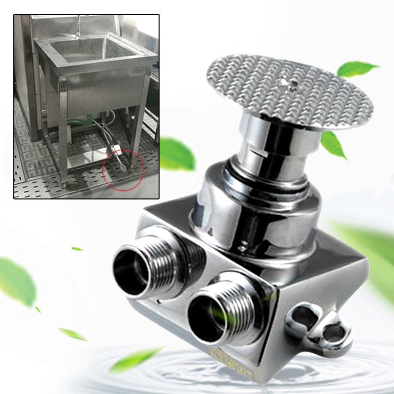 1PCS Foot Pedal Valve Copper F - Basin Mixer Tap 评论和价格