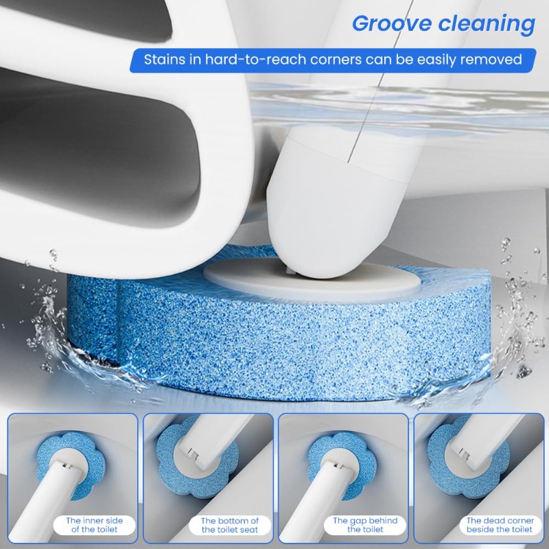 Toilet Brush with Disposable R - Home Bathroom Upgrades 评论和价格
