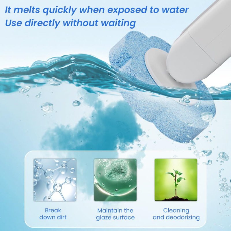 Toilet Brush with Disposable R - Home Bathroom Upgrades 评论和价格