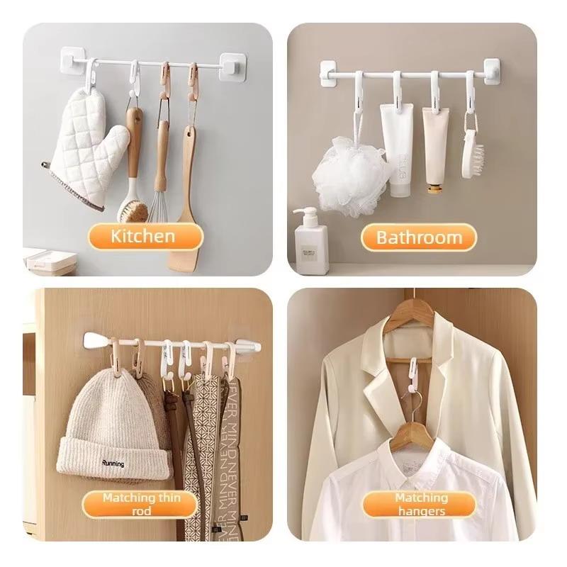 10pcs Multi-Purpose Hanging Cl - Home Bathroom Supplies 评论和价格