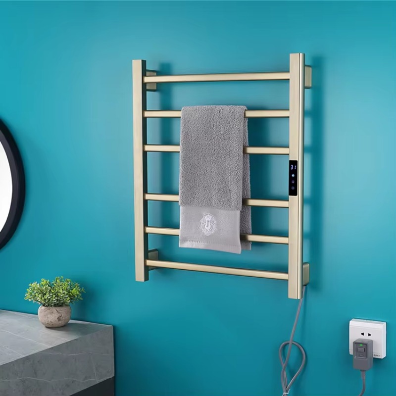 Black Gray Gold Brushed Bathro - Towel Warmer Electric 评论和价格