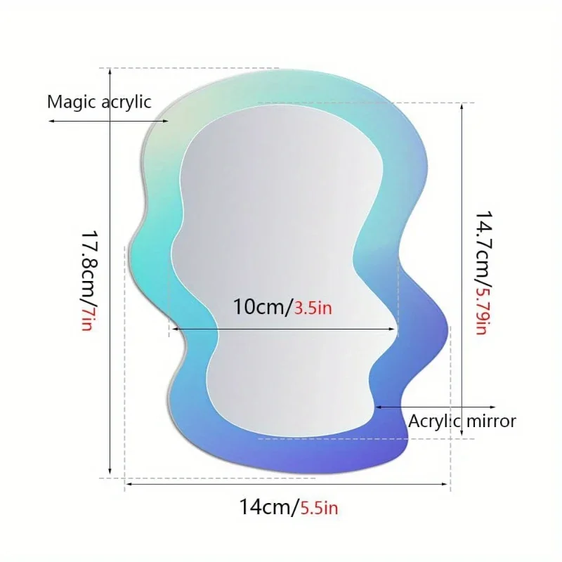 New Magnetic Geometric Pattern - Home Essentials Bathroom Cabinet 评论和价格