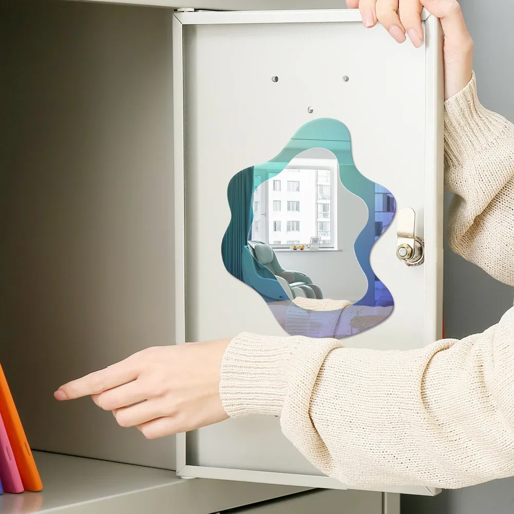 New Magnetic Geometric Pattern - Home Essentials Bathroom Cabinet 评论和价格