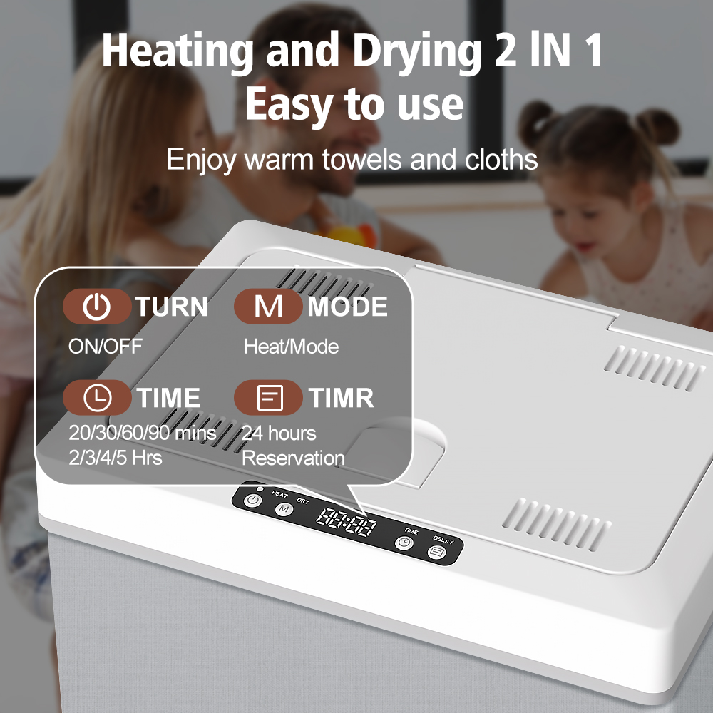 600W Foldable Heating & Drying - Towel Warmer Electric 评论和价格