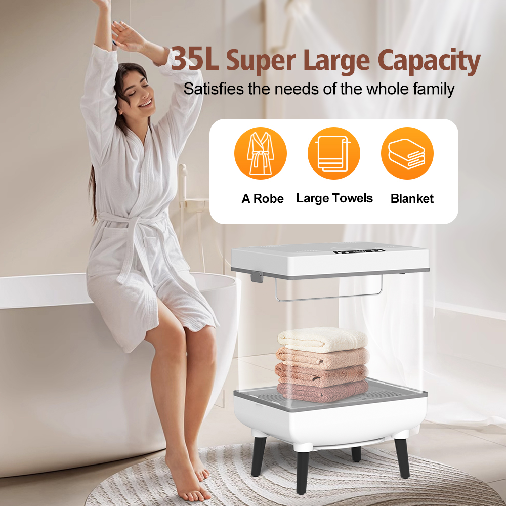 600W Foldable Heating & Drying - Towel Warmer Electric 评论和价格