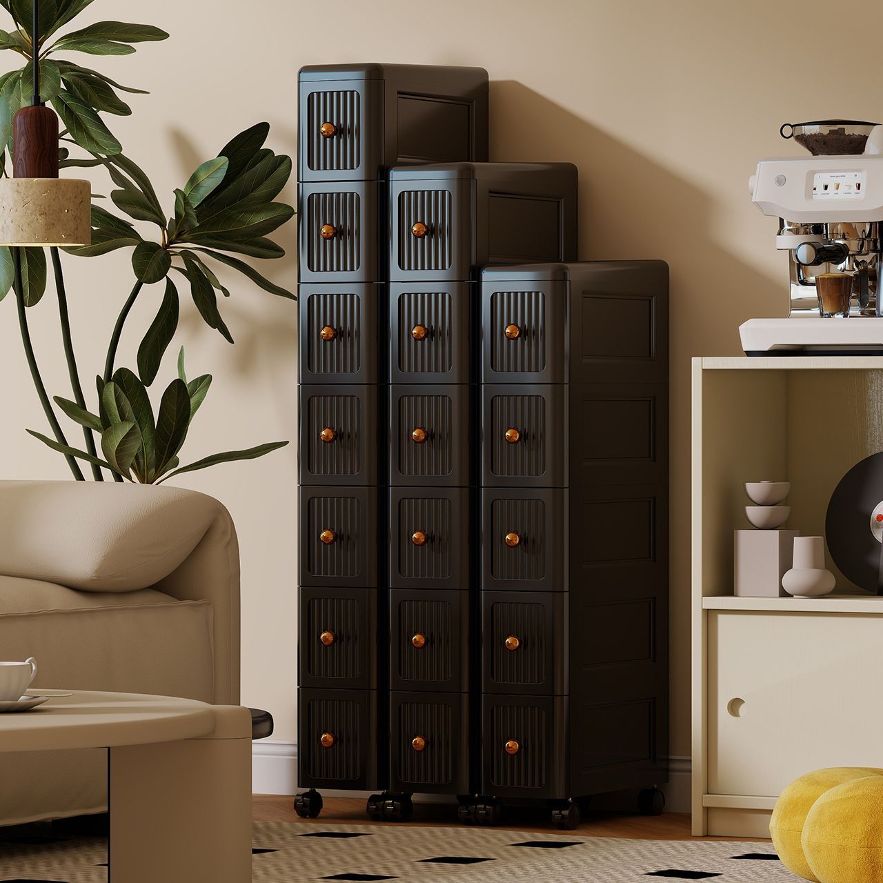 15CM Narrow Gap Drawer Storage - Home Goods Bathroom Cabinets 评论和价格
