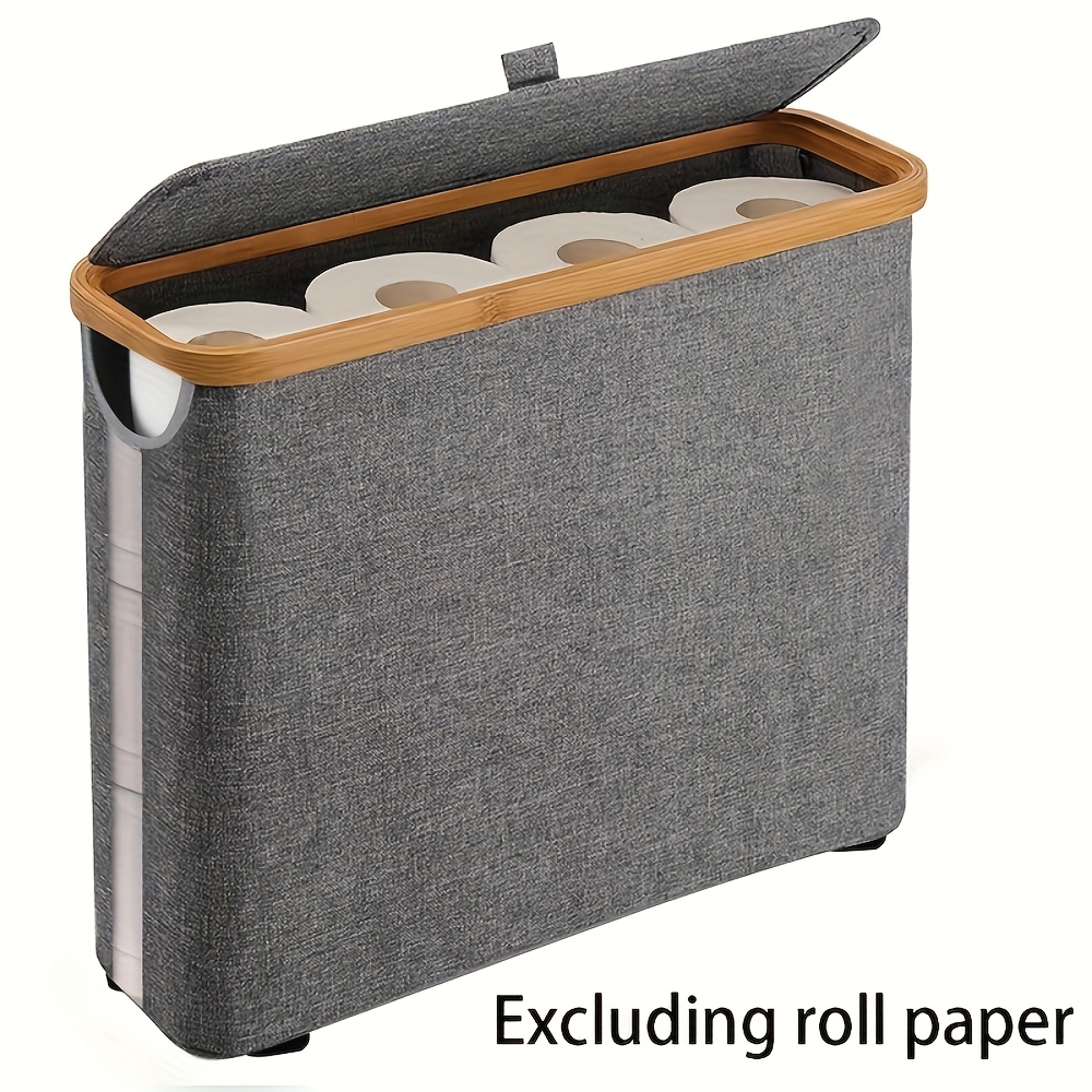 Bamboo Toilet Paper Storage Ba - Home Goods Bathroom Cabinets 评论和价格