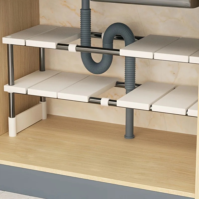 Adjustable Under Sink Storage  - Home Goods Bathroom Cabinets 评论和价格