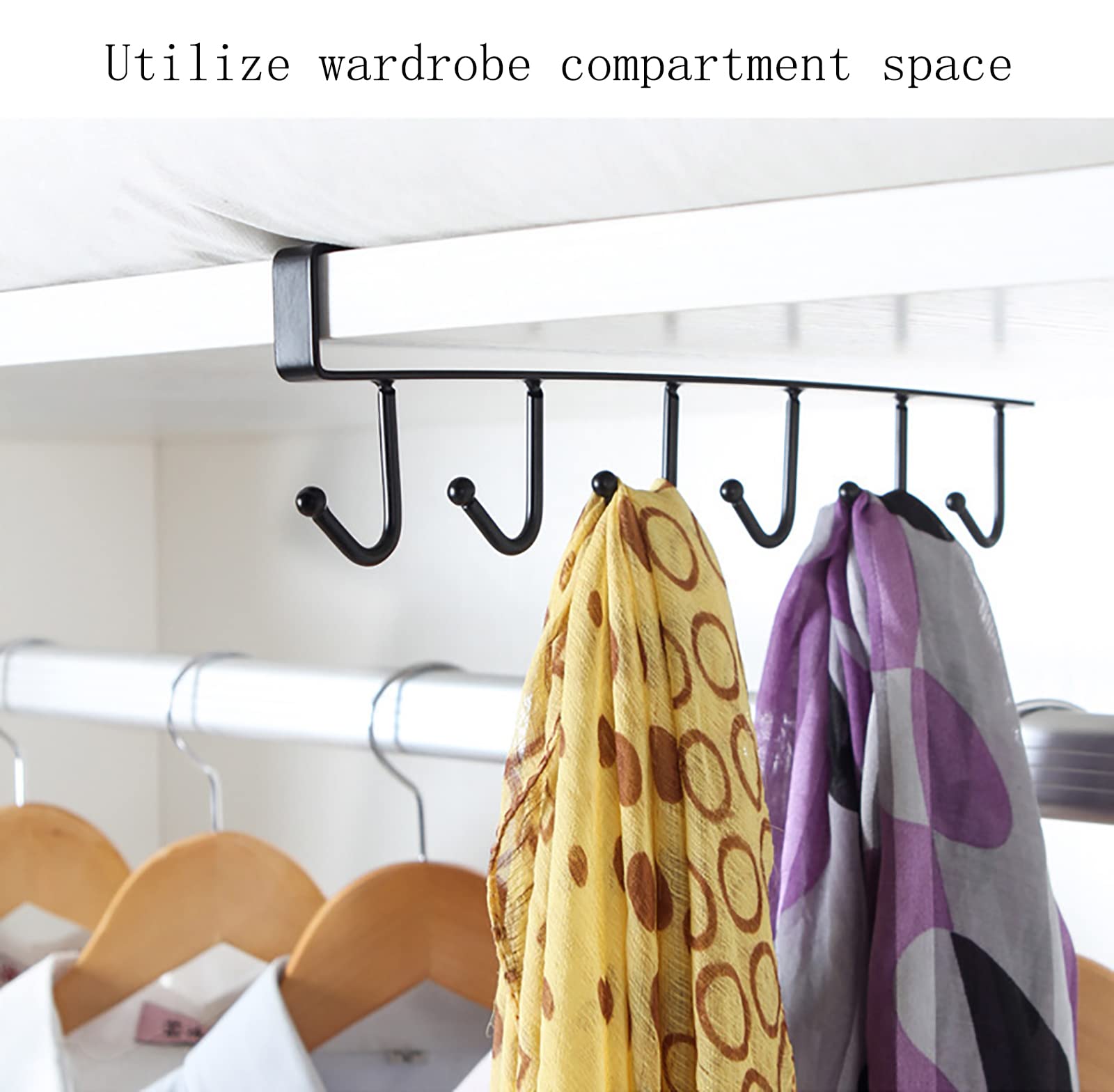1/2/3PC 6 Hooks Kitchen Cabine - Home Goods Bathroom Cabinets 评论和价格