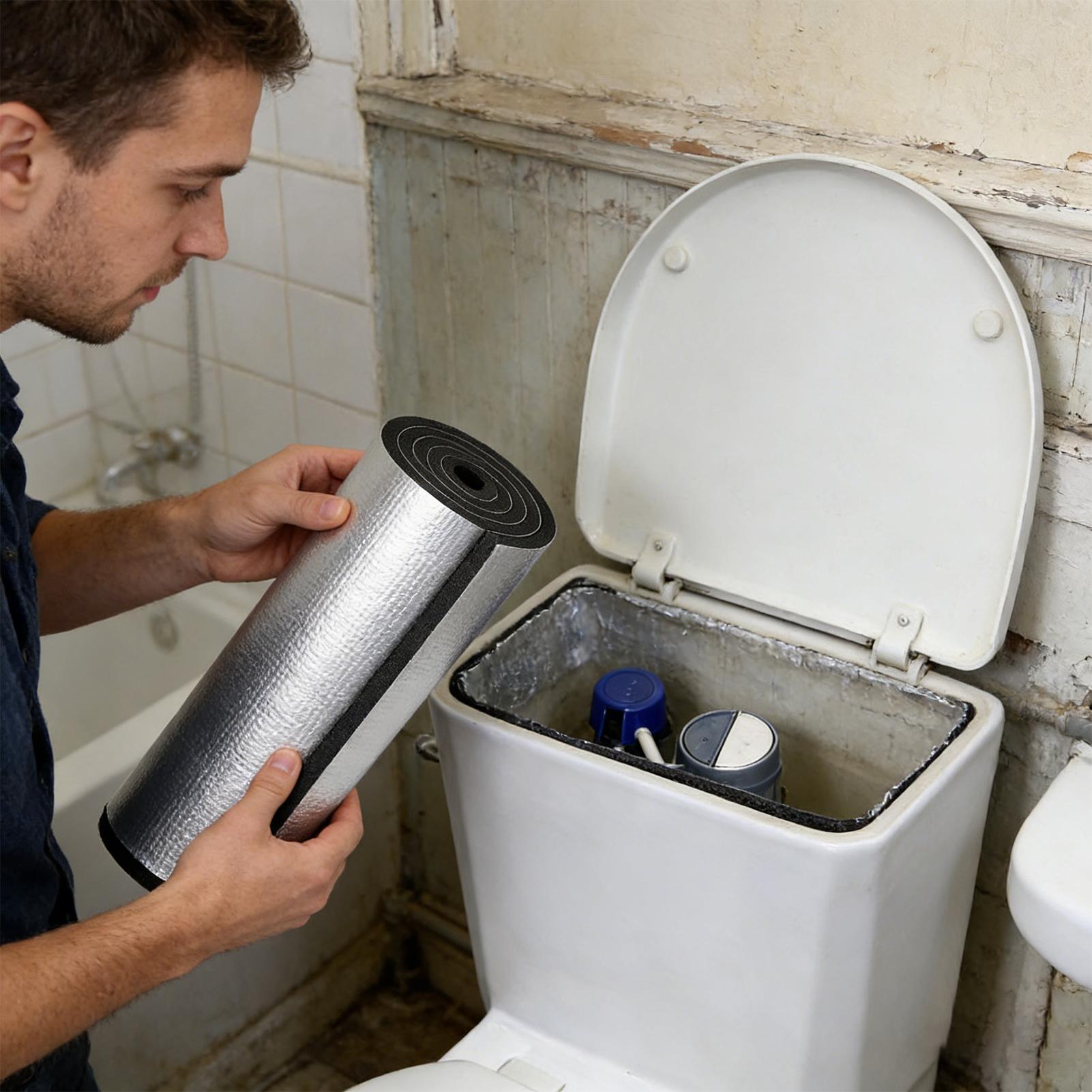 Toilet Tank Liner Waterproof A - Home Bathroom With Two Toilets 评论和价格