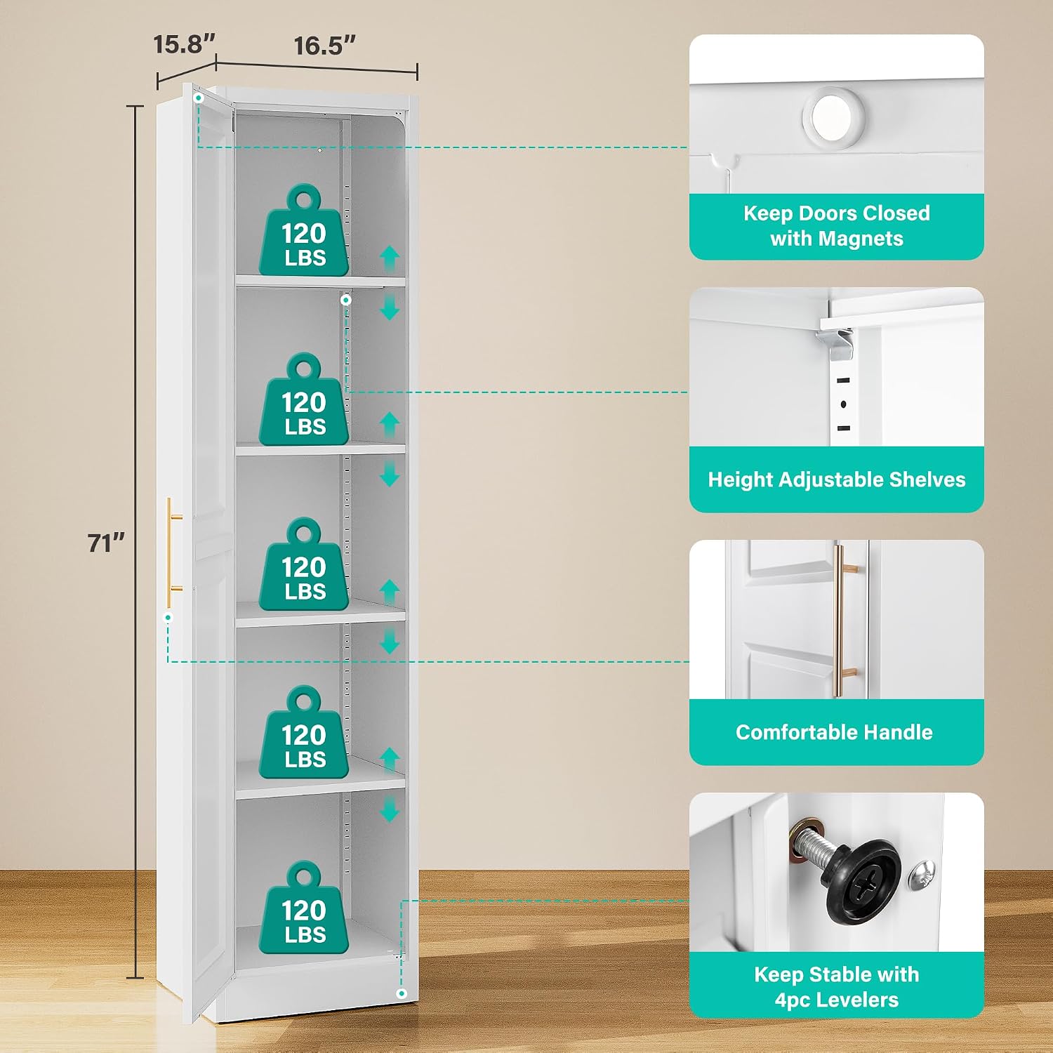 Tall Narrow Storage Cabinet Wi - Home Goods Bathroom Cabinets 评论和价格