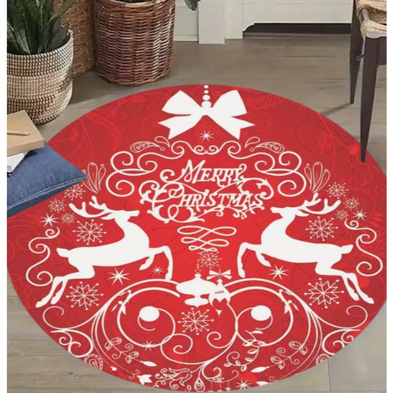 Christmas Themed carpet Santa  - Home Goods Bathroom Mats 评论和价格
