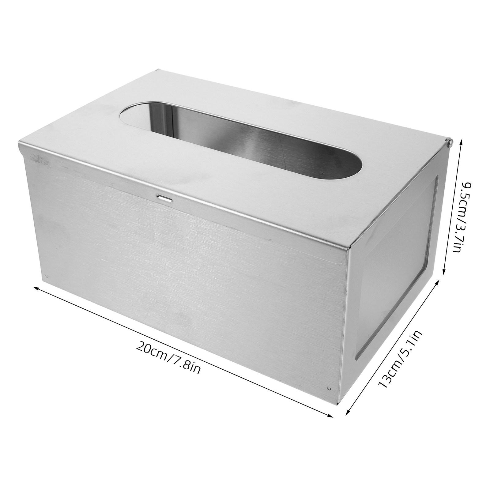 Stainless Steel Wall Mounted T - Home Bathroom Paper Towel Dispenser 评论和价格
