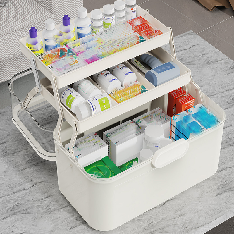 Large Capacity Clear Lid Medic - Home Bathroom Supplies 评论和价格