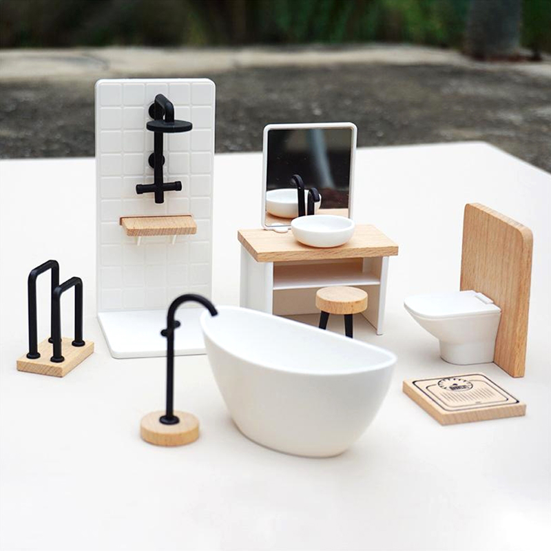 1:6/1:12 Dollhouse Miniature B - Home Bathroom Supplies 评论和价格