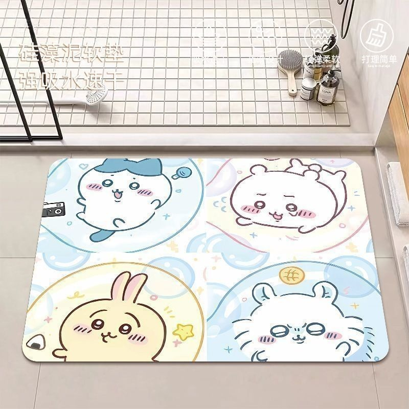 Anime Chiikawa Hachiware Usagi - Home Goods Bathroom Mats 评论和价格
